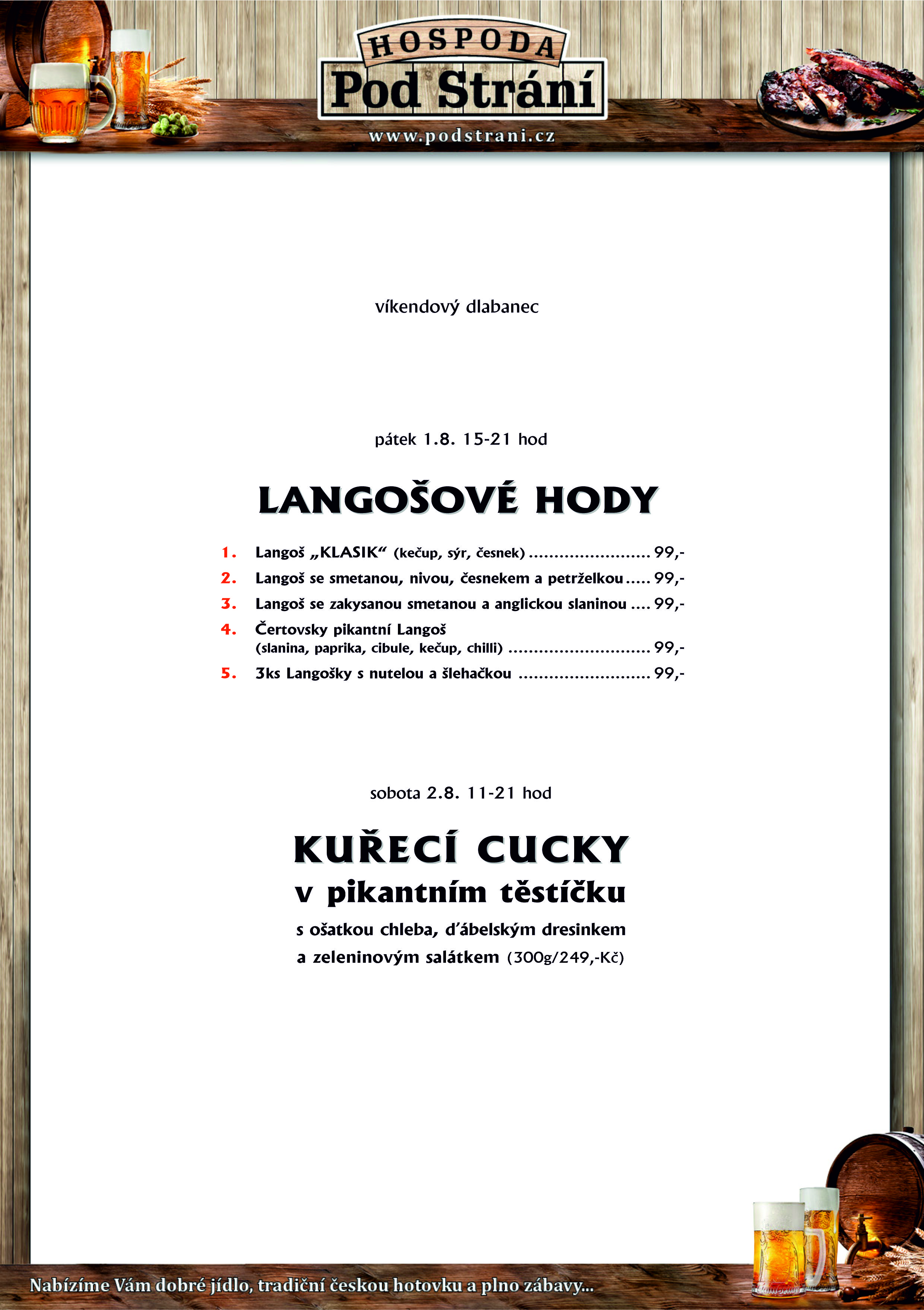 Dlabanec na tento víkend